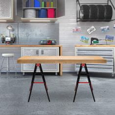 UNBRANDED Komplet delovnih nosilcev 2 rdeče/črne barve 