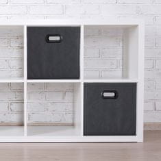 UNBRANDED Škatla za shranjevanje v antracitni barvi Set 4 