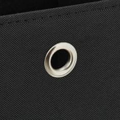 UNBRANDED Črna škatla za shranjevanje - 4 kos 
