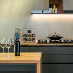 UNBRANDED Kovinsko stojalo za vino za 9 steklenic 
