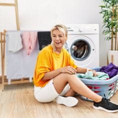 UNBRANDED Zložljiva košara za perilo s 3 prekati 
