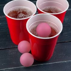 UNBRANDED Pink Beer Pong žogice v kompletu 100 žogic 