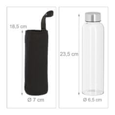 UNBRANDED Steklenice za pijačo - set 8 