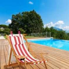 UNBRANDED komplet 16 sponk za brisače za plažo v modri/roza barvi 