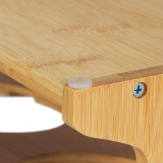 UNBRANDED Hranilna postaja za mačke s 3 skledami 