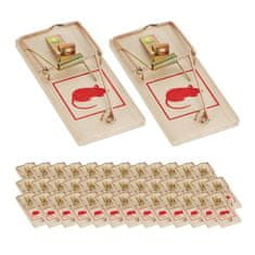 UNBRANDED Set 40 lesenih mišolovk 