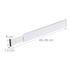 UNBRANDED komplet 4 pregrad za predale v beli barvi 