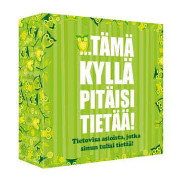 UNBRANDED Tämä Kyllä Pitäisi Tietää -Kviz