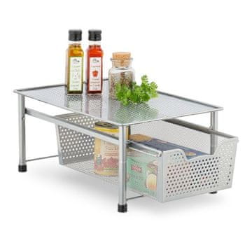 UNBRANDED Predalna polica z izvlečno košaro