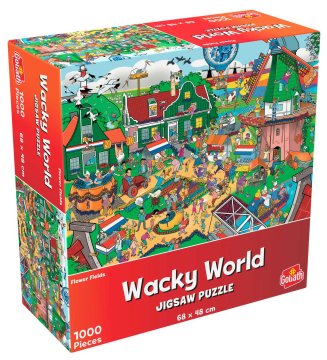 UNBRANDED Wacky World Flower Fields 1000 kosov