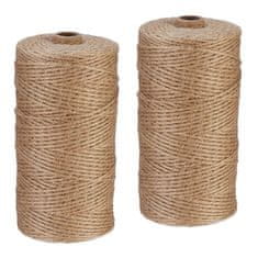 UNBRANDED Kabel iz jute 2 mm x 250 m komplet 2 kom 