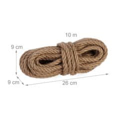 UNBRANDED Vrv iz jute 12 mm x 10 m komplet 2 kosov 