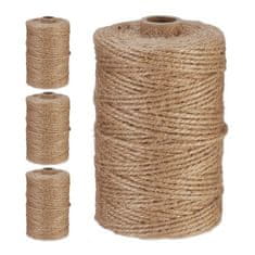 UNBRANDED Kabel iz jute 2 mm x 100 m set 4 