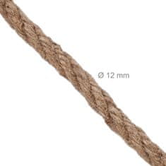 UNBRANDED Vrv iz jute 12 mm x 10 m komplet 2 kosov 