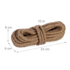 UNBRANDED Vrv iz jute 10 mm x 10 m komplet 2 kosov 