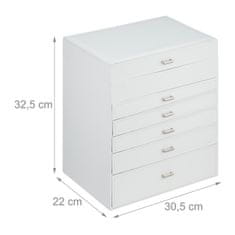 UNBRANDED Velika škatla za nakit z ogledalom 