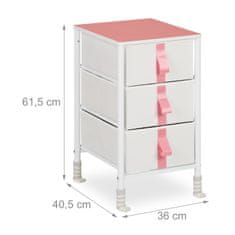 UNBRANDED Komoda za otroke 3 predali 