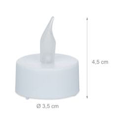 UNBRANDED LED grelna lučka s spremembo barve, 50 kos 