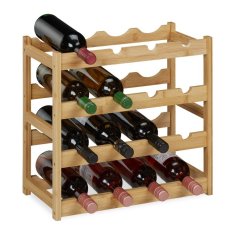 UNBRANDED Stojalo za vino za 16 steklenic 