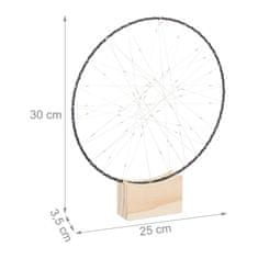 UNBRANDED LED prstan dekoracija 25 cm 