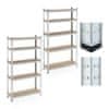 UNBRANDED komplet 2 robustnih polic s 5 nivoji 