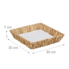 UNBRANDED set 2 skled za sadje iz vodne hijacinte 