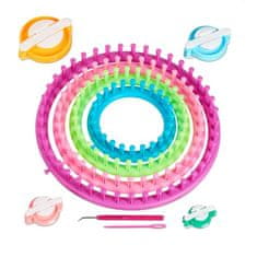 UNBRANDED set prstanov za pletenje iz 10 delov 