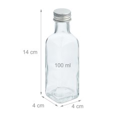 UNBRANDED Majhne stekleničke v kompletih po 100 ml 