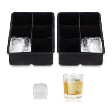 UNBRANDED Set 2 silikonskih modelčkov za ledene kocke
