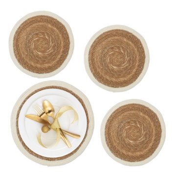UNBRANDED Pleteni pogrinjki 4 delni