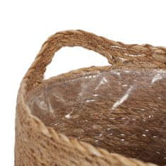 UNBRANDED 3x cvetlični lonec iz alg z ročajem 