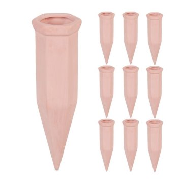 UNBRANDED Set 10 glinenih stožcev za namakanje