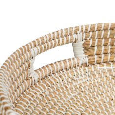 UNBRANDED Okrogel servirni pladenj z ročajem 
