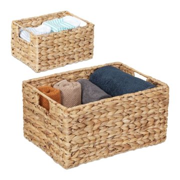 UNBRANDED Set košar za shranjevanje water hyacinth