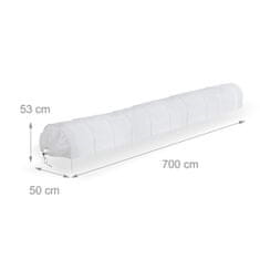 UNBRANDED Sadilni tunel iz flisa 7 m 
