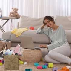 UNBRANDED Kvadratna košara za shranjevanje iz morskih alg 