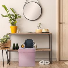 UNBRANDED Tabure iz roza žameta 