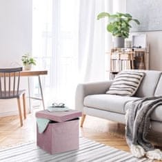 UNBRANDED Tabure iz roza žameta 