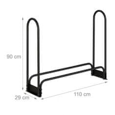 UNBRANDED Lesena kovinska polica 110 cm 