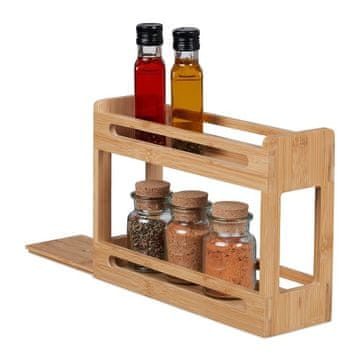 UNBRANDED Raztegljivo stojalo za začimbe iz bambusa