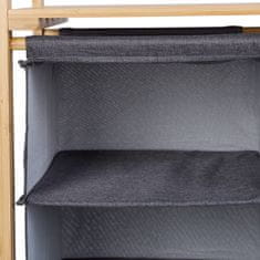 UNBRANDED Stojalo za koš za perilo s 3 prekati 