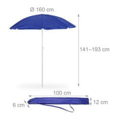 UNBRANDED Moder senčnik 160 cm 