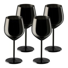 UNBRANDED Kozarci za vino iz nerjavečega jekla, set 4 
