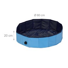 UNBRANDED Bazen za pse 80x20 cm 