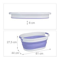 UNBRANDED Zložljiva košara za perilo 36 l 