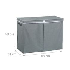 UNBRANDED Koš za perilo s pokrovom 100 l 