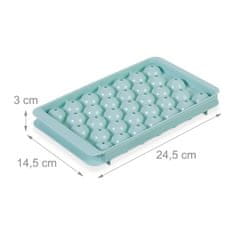 UNBRANDED Set 4 okroglih pladnjev za led 
