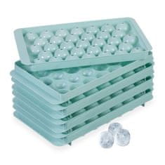 UNBRANDED Set 4 okroglih pladnjev za led 