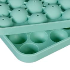 UNBRANDED Okrogel silikonski model za ledene kocke, set 4 