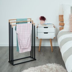 UNBRANDED Stojalo za brisače s 3 držali 